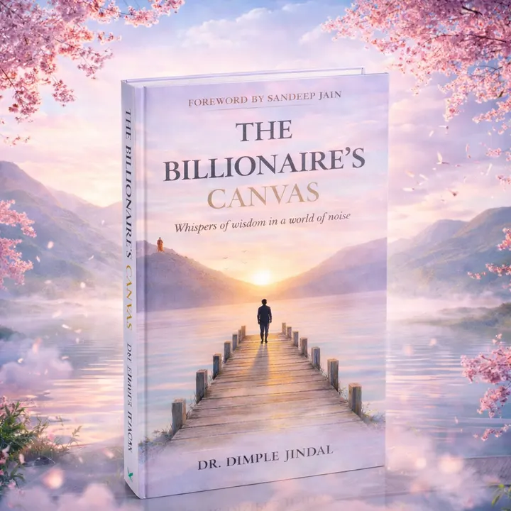 The Billionaire's Canvas book cover by Dr. Dimple Jindal